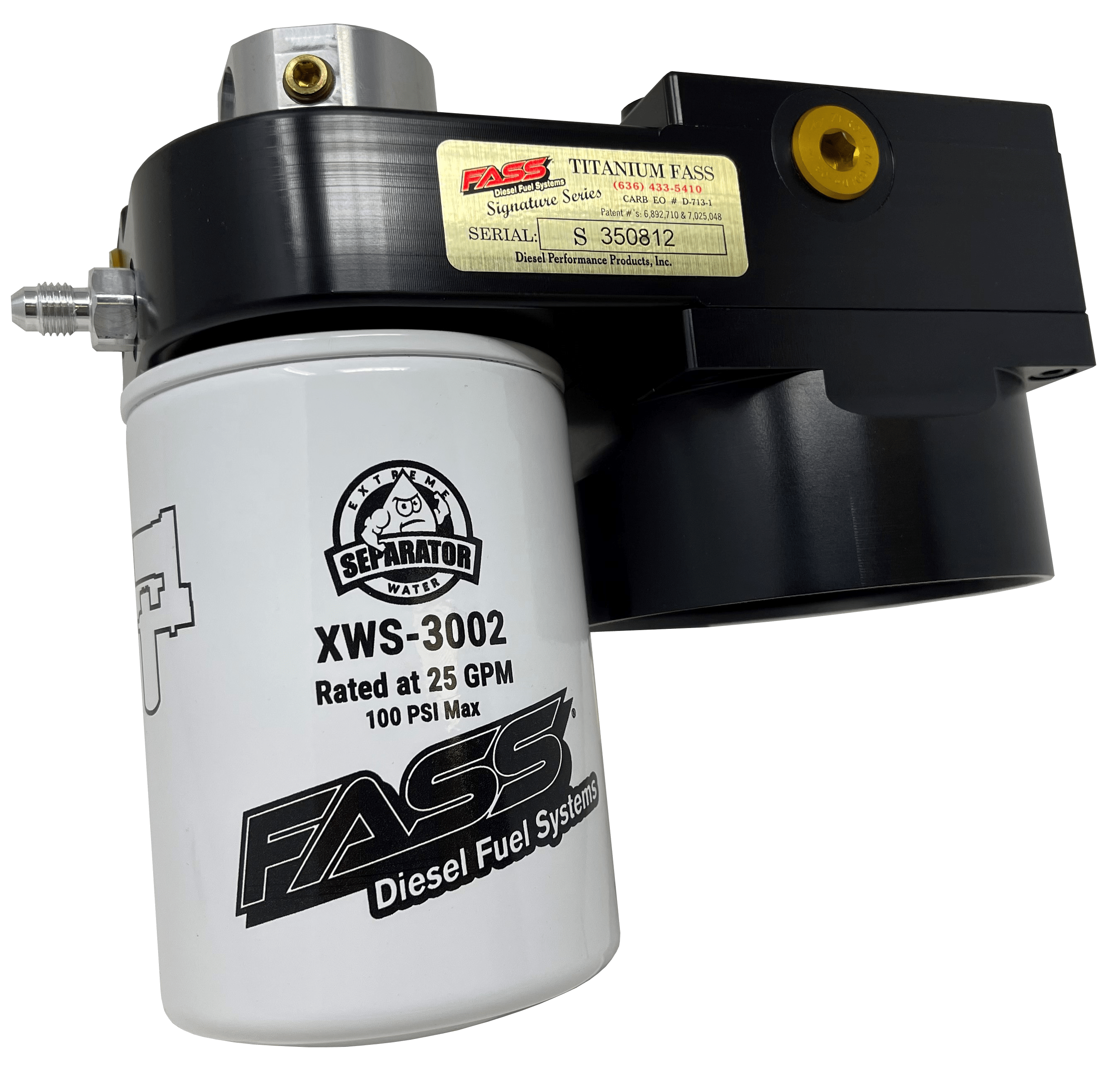 Fuel Transfer Tank Pump Filter Install Kit, Filter Head & Filter