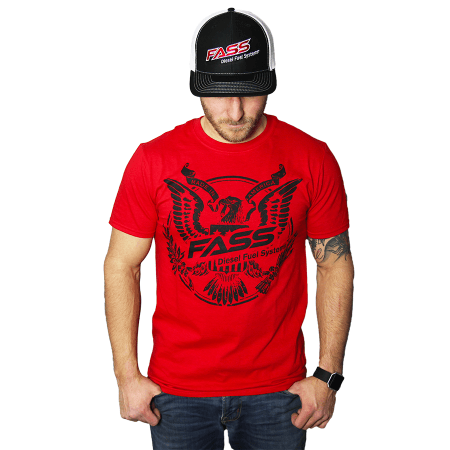 Men's Fueled by Fass T-Shirt with hat- Font