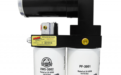 FASS Fuel Systems Titanium Signature Series Diesel Fuel System 180F 140GPH@45-50PSI Ford Powerstroke 7.3L and 6.0L 1999-2007 (TSF14140G)